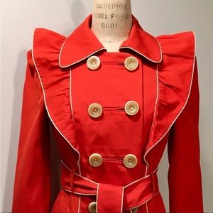 Anthropologie Leifsdottir Womens Trench Coat 6